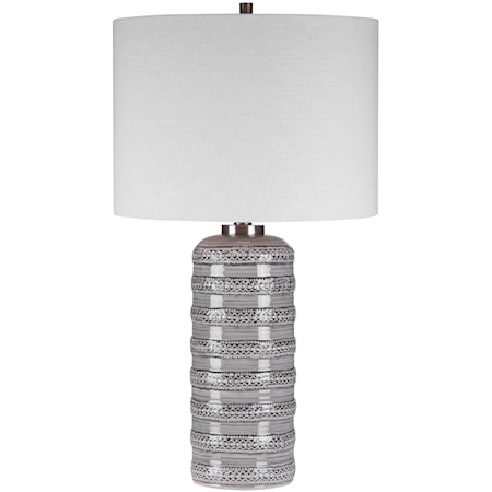 Alenon Light Gray Table Lamp